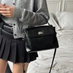 MBH Niche Design Top Layer Cowhide Messenger Crossbody Bag with Shoulder Strap