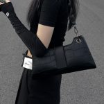 Women's Minimalist One-Shoulder Underarm Bag PU Saddle Crossbody 2026 Summer